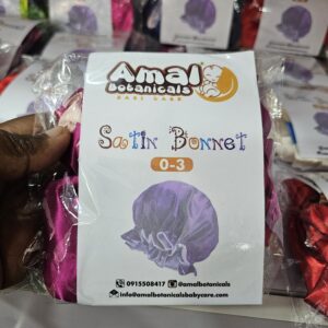 Kids Reversable Satin Hair Bonnet
