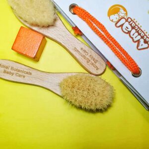 Natural Bamboo Wooden Soft Hair Brush